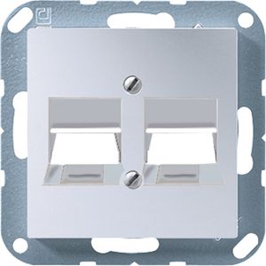 Afdekking A500 alu.voor Panduit 2-voudig VVE=10