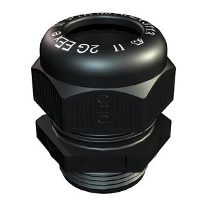 Wartel EX M25 polyam zwart VVE=25