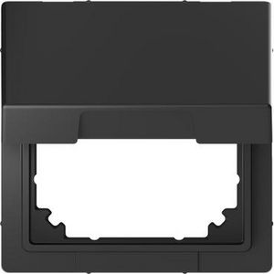 Adapter DIN 49075 inzetstukken-Klapdeksel-Antraciet-SysD