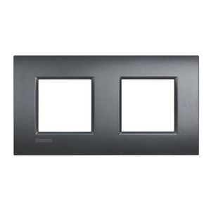 Afdekraam NL 2 + 2 modulen antraciet Livinglight AIR