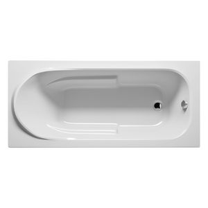 Ligbad Columbia 160x75cm hoogglans wit excl. poten