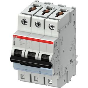 Installatieautomaat 3-polig D-karakteristiek 10A 10kA