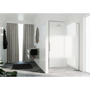 Riga 2p 129 links verst.129-132cm rose 1motief chroom