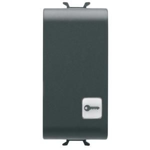 DRUKKNOP 1P 250 Vac-NO 16 A VERLICHTBAAR+VERVANGBARE VVE=12