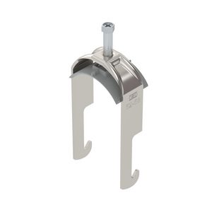 Beugelklem 2056 52-58mm rvs A2 1.4301 blank VVE=25