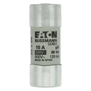 Zekering laagspanning 10A AC 690V 22x58 gL/gG met sl VVE=10