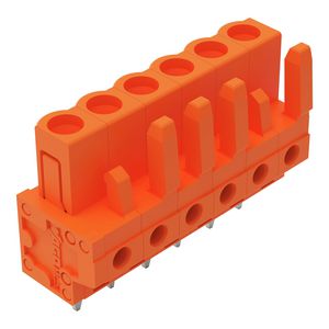 THT FE steker RE raster 5,08mm oranje 232-166 VVE=50