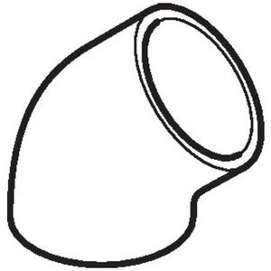 Polyethyleen (PE) bocht 45° 50mm