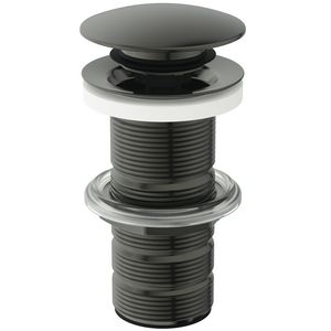 LUXURY CLICKER BASIN WASTE SOLID magnetic grey (grijs)