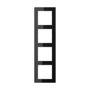 Afdekraam 4-voudig zwart A-creation