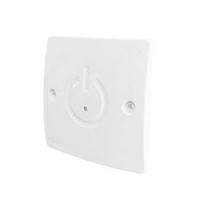 Tijddrukknop inbwit 2-dr 30s-12m 500W 230V