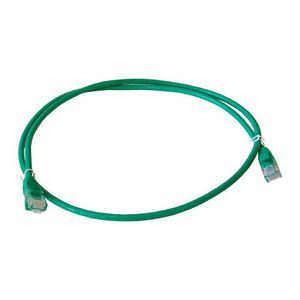 Netwerkkabel / patchkabel CAT5e UTP PVC molded groen 1.0mtr.