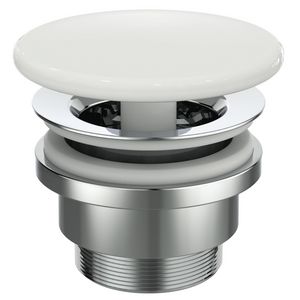 Ipalyss niet-afsluitbare waste voor opbouwwastafel wit