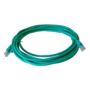 Patchkabel / netwerkkabel CAT5e UTP PVC molded groen 5.0meter