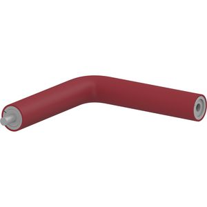 Hoekstuk buis 154x154mm verbingsd. (man/vrouw) rood