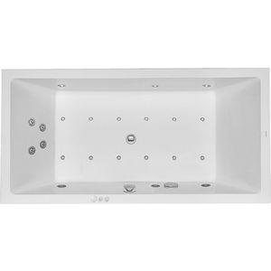 Whirlbad Starck 1800x900mm wit inbouw 2 rugsteunen Combi P