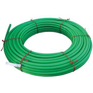 Rol a 100 mtr. PE Kabelprofiel buis groen 50x4,6