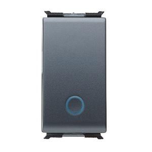 DRUKKNOP 2P 250 Vac-NO 16 A-ALGEMEEN-SYMBOOL: 0-1 MODULE-PLA