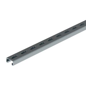 Lengte a 3m. Rail strut S 41x21x2,0 ZnMg