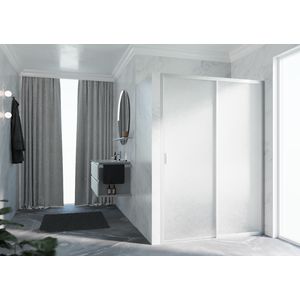 Schuifdeur LUNES 2PH (uitv. links) 1020-1080x1950mm glas niva profiel matchroom