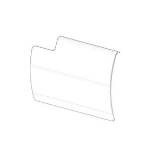 Afdekplaat toiletrolhouder met bus 152x96x22mm Mat Wit
