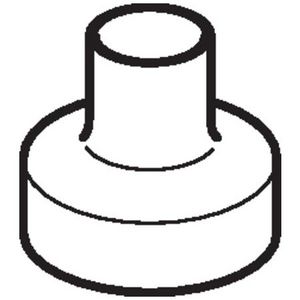 Polyethyleen (PE) verloopstuk centrisch 125x75mm