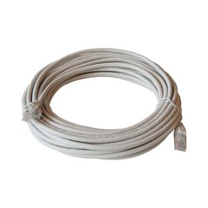 Patchkabel / netwerkkabel CAT5e UTP PVC molded grijs 10meter