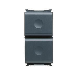 DRUKKNOP 1P 250 Vac-NO 16 A DUBBELE DRUKKNOP 25X22,5MM-1 MOD