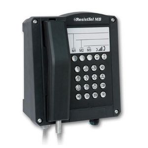 Ex-telefoon resistel mb zwart