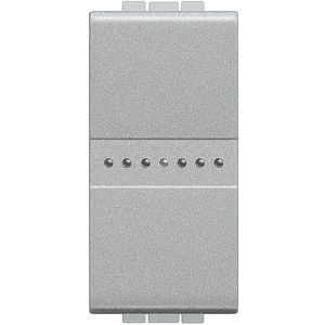 Kruisschakelaar Tech axiaal 1 module Livinglight
