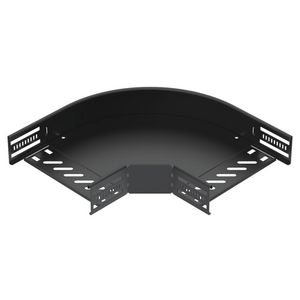 90gr. bend cable tray horizontal 60x200 Staal PES135-Polyest
