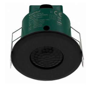 Aanwezigheiddetector plafond PIR 230V 2000W 7M 40m² Zwart