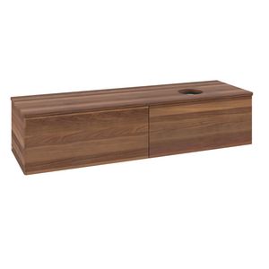 Wastafelonderkast Antao 1600x360x500mm Warm Walnut K38012HM