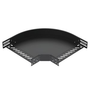 90gr. bend cable tray horizontal 60x300 Staal PES135-Polyest