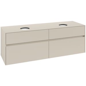 Wastafelonderkast Collaro 1600x548x500mm Cashmere Grey C052B0VN