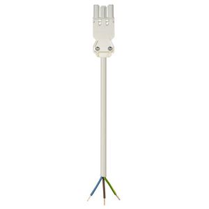 Aansluitsnoer GST18I3 female 1,5mm² 100cm B2CA wit VVE=75