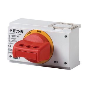 Draaibediening schakelaar incl. knop NZM1-XDVR rood/geel