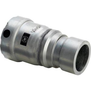 Sok verlopend MEGAPRESS spie (v groefkoppeling) x persaansluiting 1" 4213.1