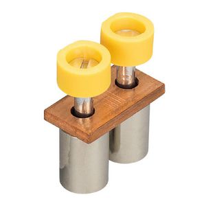 Verbindingsbrug geisoleerd WKN16/U 2polig VVE=10