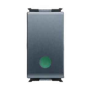 DRUKKNOP 1P 250 Vac-10 A HULPCONTACTEN NC-START-GROEN-1 MODU