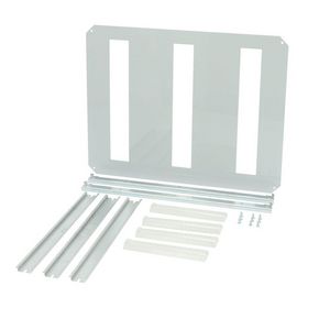 DIN-rail set 3x 16TE voor CP kast HxB=500x400mm