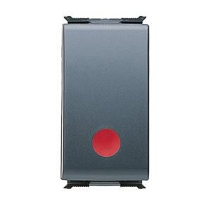 DRUKKNOP 1P 250 Vac-10 A HULPCONTACTEN NO-STOP-ROOD-1 MODULE