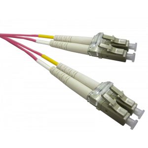 LC LC duplex OM4 50/125 LSOH 2.8mm RAL4003 1.0mtr.