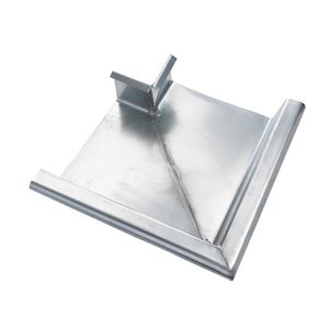 Zinken HWA buitenhoekstuk 270x270x0,8mm B37