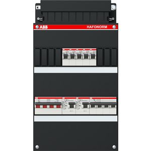 Installatiekast 5x achter 2x 30mA + HS + D 3-fasen