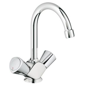 Costa-s wastafelkraan chroom draaibare uitloop 137mm incl. waste