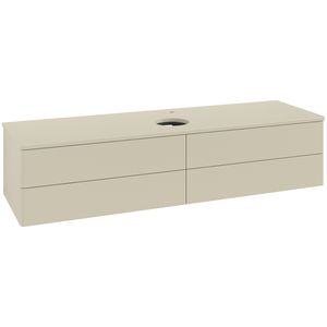 Wastafelonderkast Antao 1600x360x500mm S.Grey Matt Lacquer K25050HJ