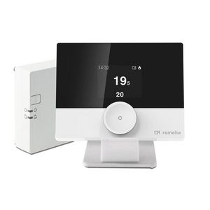 qSense Plus thermostaat met Home Hub draadloos (incl. tafelstandaard)