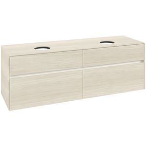 Wastafelonderkast Collaro 1600x548x500mm White Oak C052B0AA
