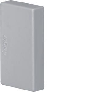 Eindplaat voor goot 20x35/36mm LF grijs
